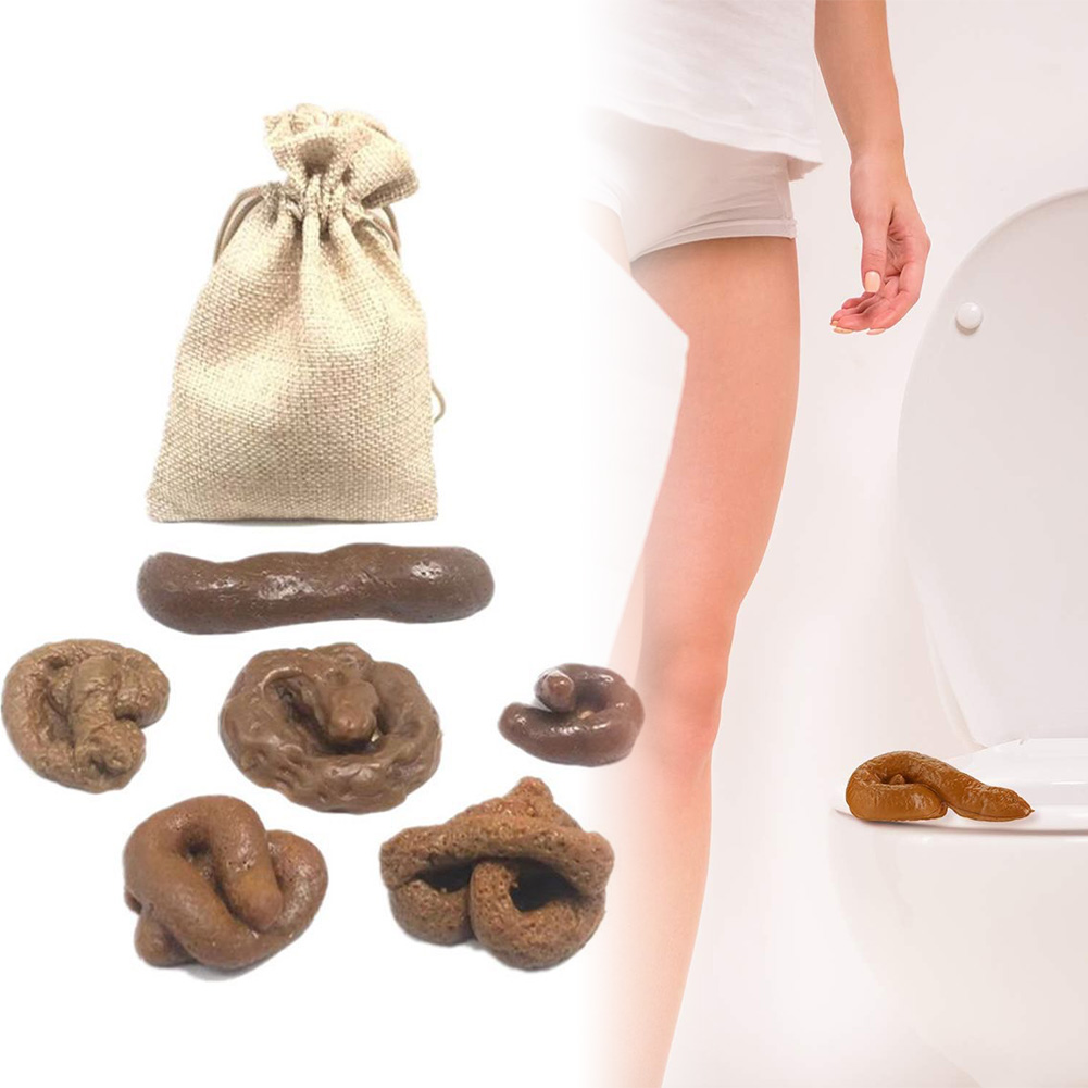 Fake Poop Gag Gift - 6 Teile/satz Poop Streich Spielzeug Verschiedene