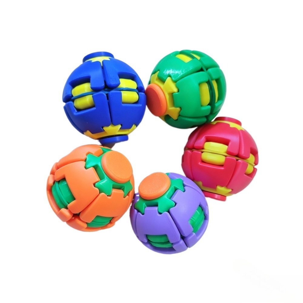Novelty Gifts - Verwandelbarer Fidget-Spinner-Ball, durch Drücken zu drehen,
