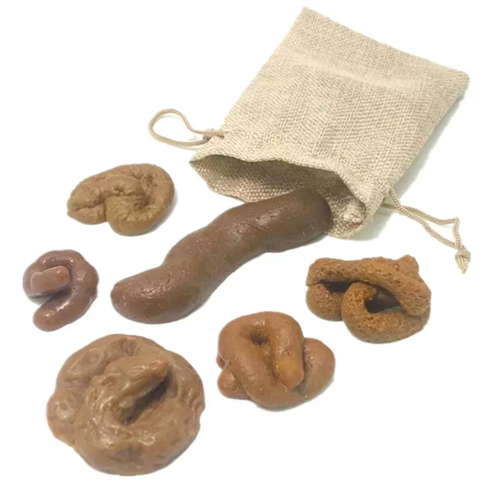 Fake Poop Gag Gift - 6 stücke Realistische Gefälschte Hund Poop