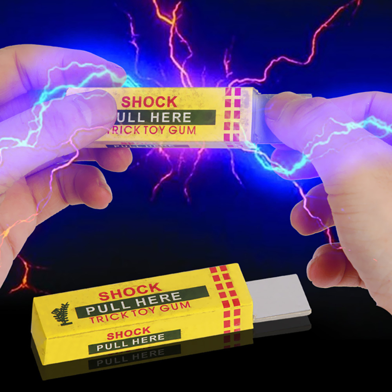 Shock Pen Prank Toy - Elektroschock Witz Kaugummi Zugkopf Schockierendes Spielzeug