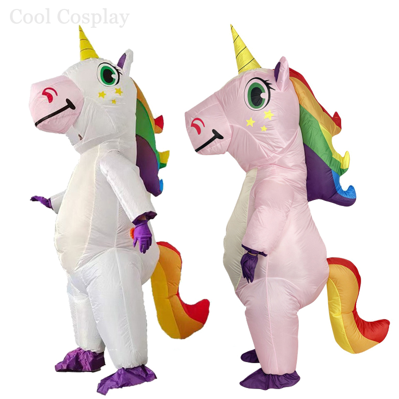 Inflatable Dinosaur Costume Adult - Aufblasbare Kostüme für Erwachsene, Einhorn, Dinosaurier,