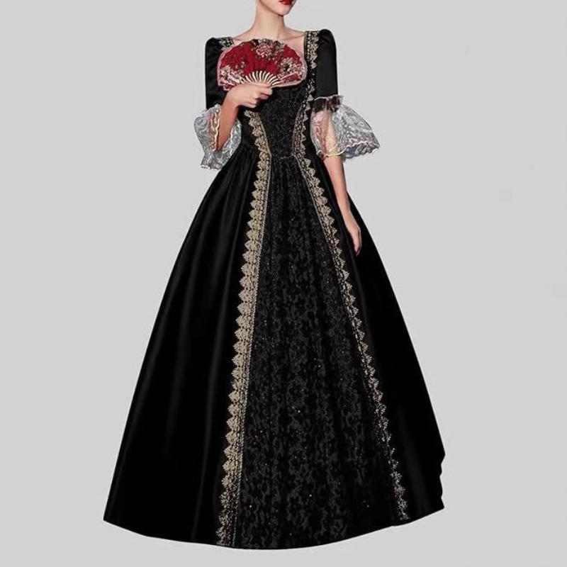 Costumes - S-5XL Damen Neues Mittelalterliches Renaissance-Viktorianisches Hofkleid