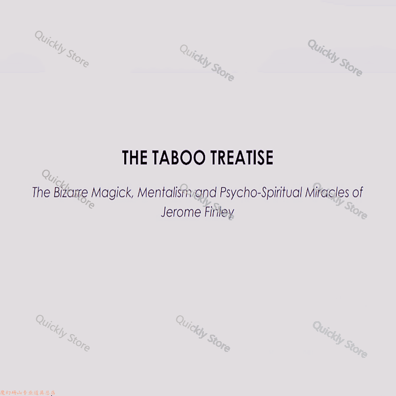 Magic Tricks - Taboo-Behandlung 2025 von Jerome Finley –