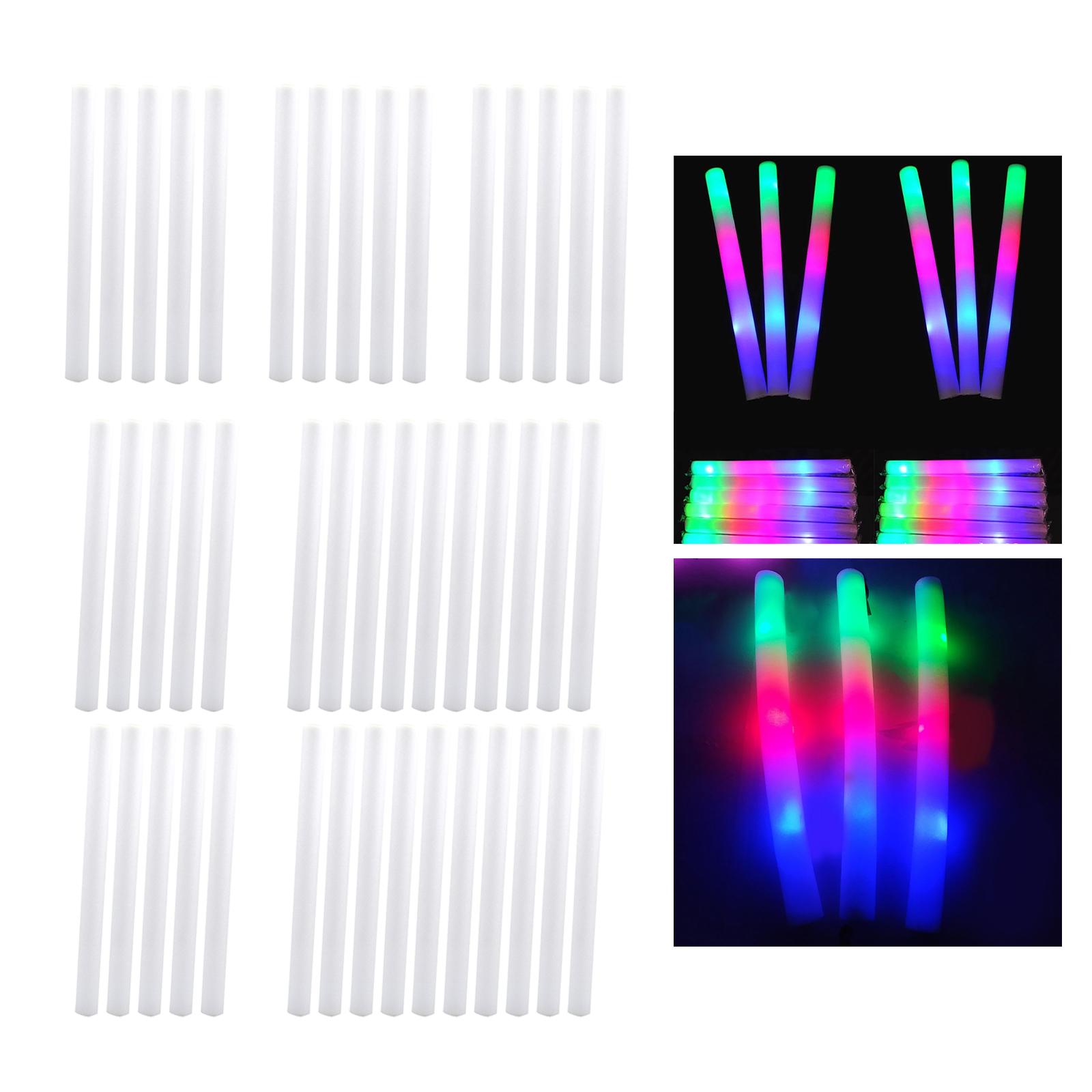 Flashing Led Foam Sticks Party - LED-Schaumstoffstäbe Party-Geschenke Blinkende Stäbe Schaumstoffstäbe für