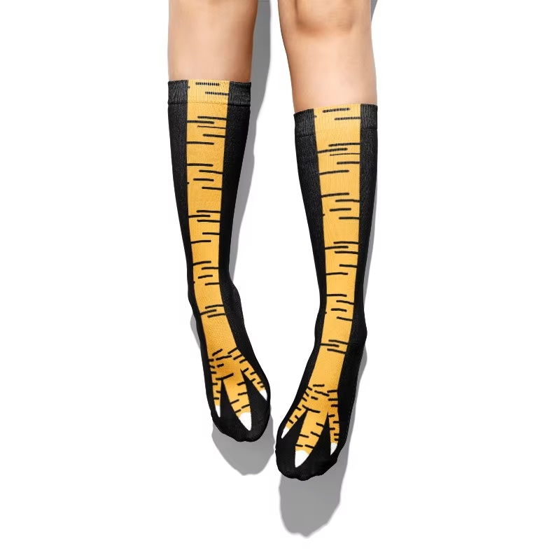 Funny Chicken Leg Socks - 3D Lustige Kreative Huhn Fuß Klaue
