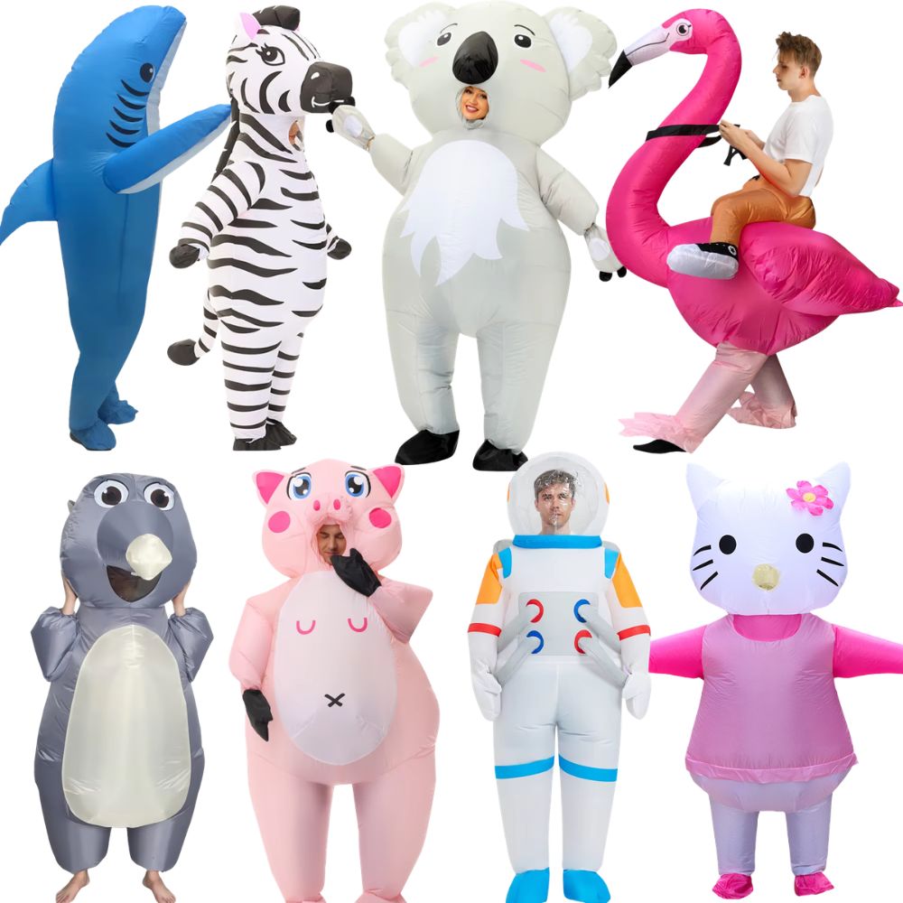 Inflatable Dinosaur Costume Adult - Beliebte Tier-Aufblaskostüme Party-Maskottchen-Outfits Anime-Cosplay Halloween-Kostüme für