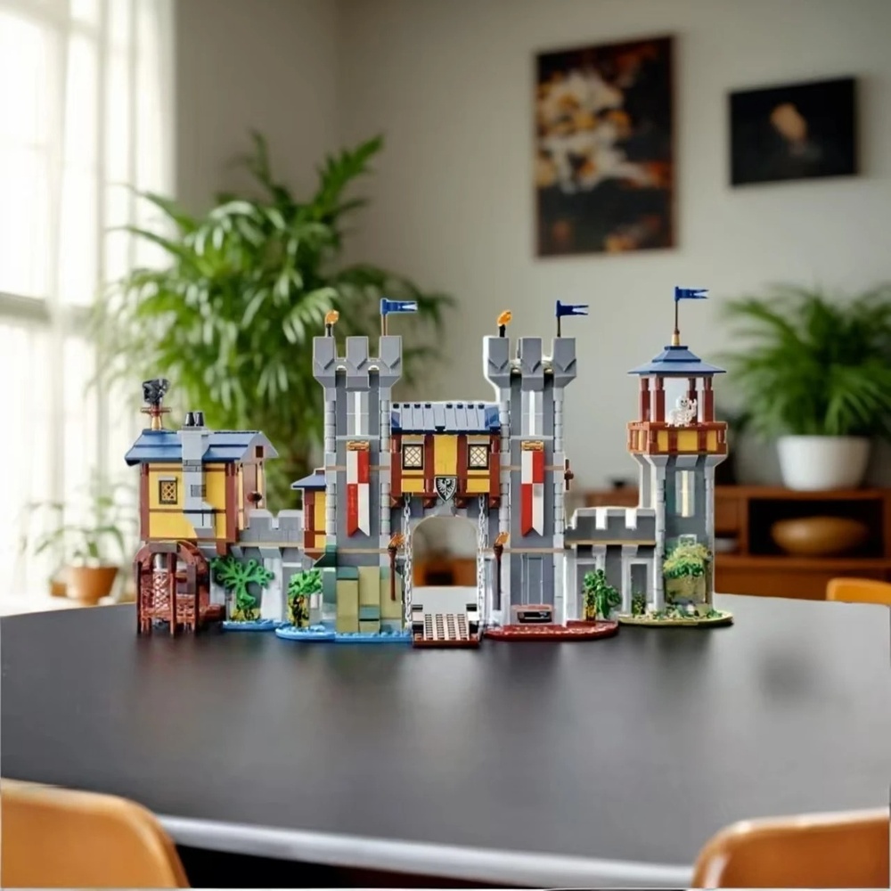 Novelty Gifts - 1426-teiliges Neues Mittelalterliches Schloss-Architektur-Set Geburtstagsgeschenk Kompatibel