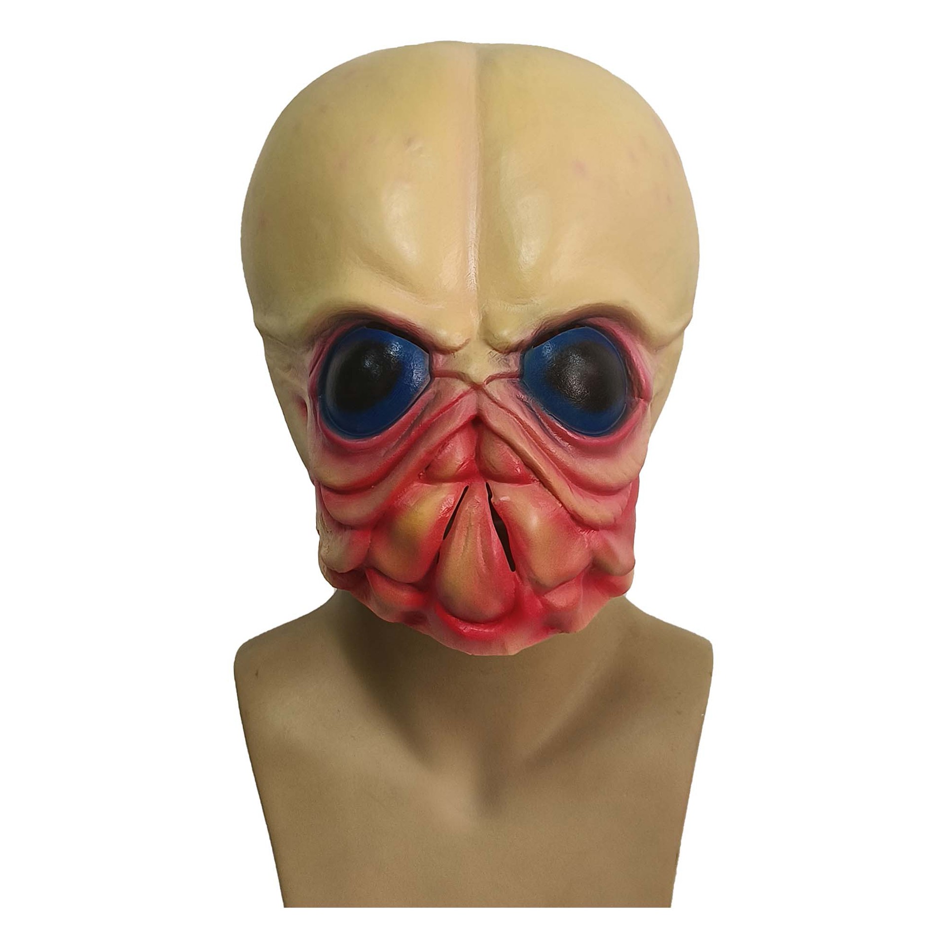 Latex Alien Mask Realistic - Alien-Maske, Gruselige Latex-Realistische Alien-Gesichtsmasken für Halloween,