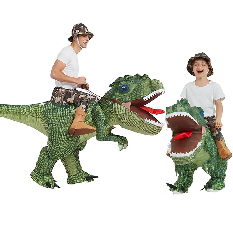 Inflatable Dinosaur Costume Adult - Neuestes, heiß begehrtes, aufblasbares Tyrannosaurus-Rex-Kostüm für