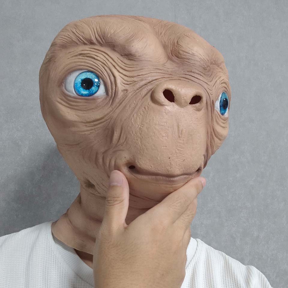 Realistische ET-Alien-Latexmas – Latex Alien Mask Realistic Bewertung und Preis