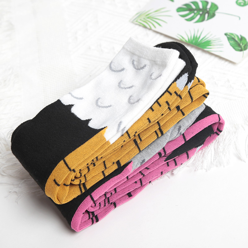 1Pairs Frauen Drucken Knie Hoh – Funny Chicken Leg Socks Bewertung und Preis