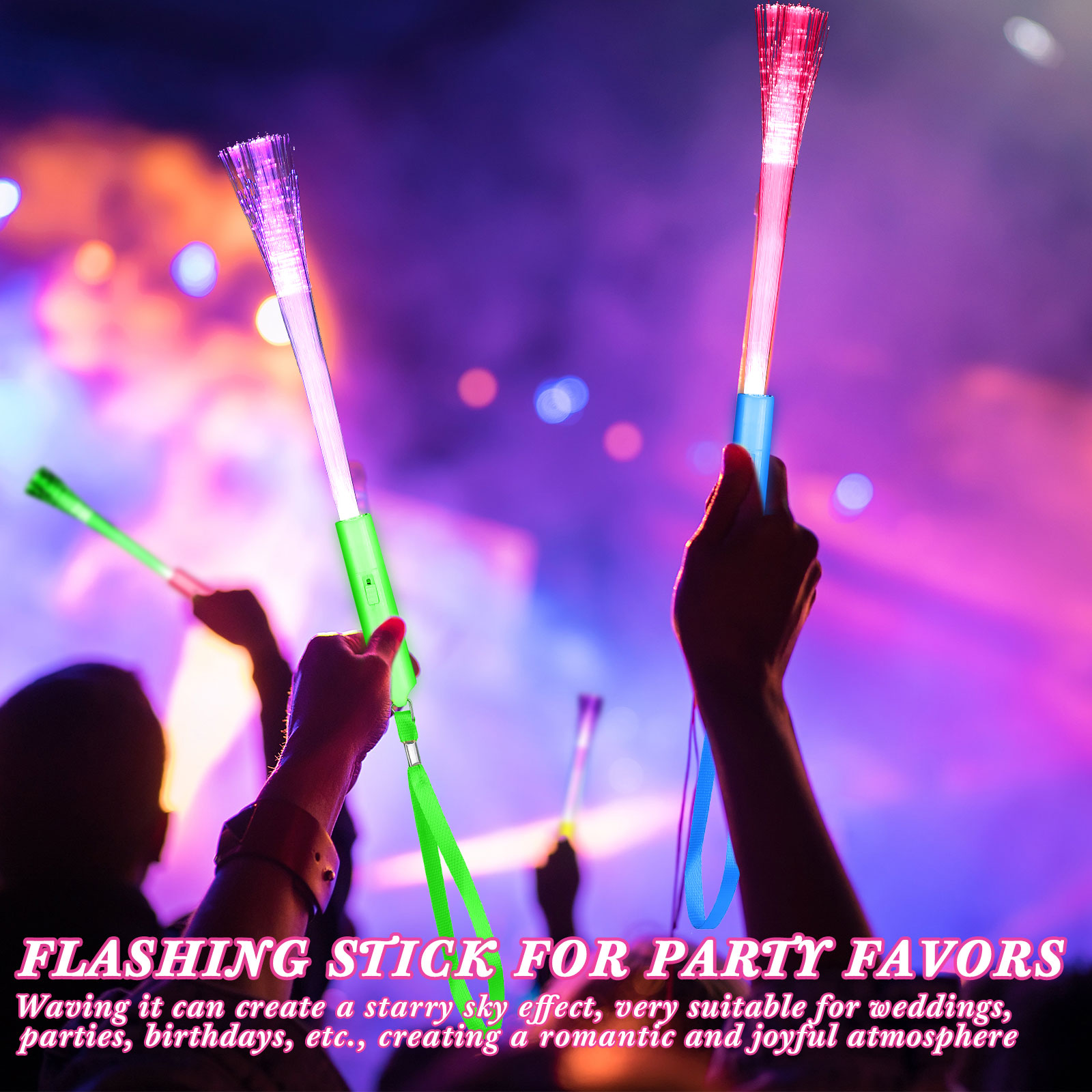 24–200 Stück Glasfaserstäbe, l – Glow In The Dark Party Glasses Bewertung und Preis