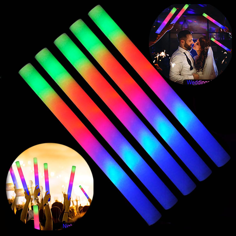 30/60 Stück LED Glow Foam Stic – Flashing Led Foam Sticks Party Bewertung und Preis