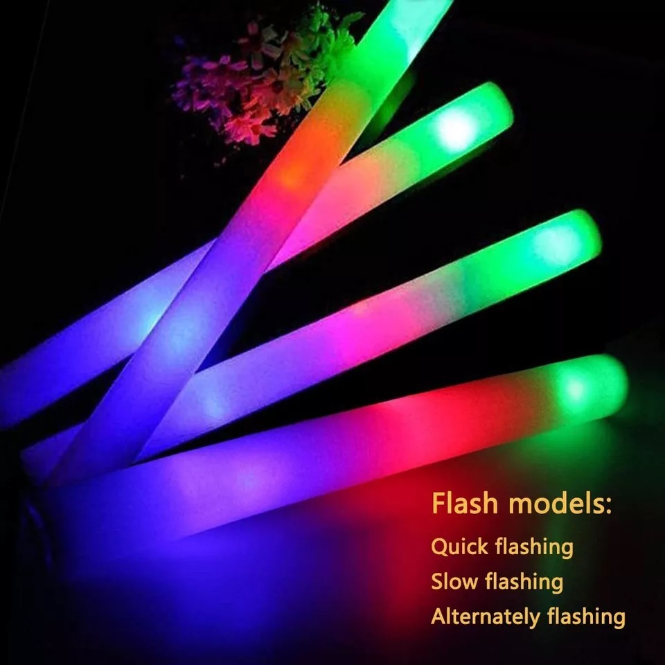 Leuchtstäbe im Großpack, 100 S – Flashing Led Foam Sticks Party Bewertung und Preis