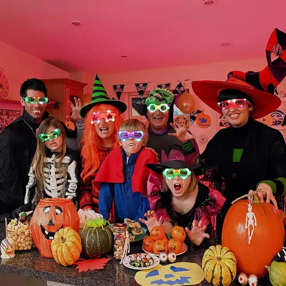 Leuchtende Brille im Großhande – Glow In The Dark Party Glasses Bewertung und Preis