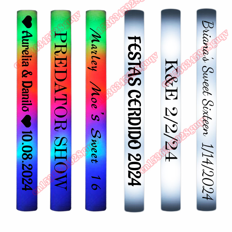 30 Stück LED-Schaumstoffstäbe, – Flashing Led Foam Sticks Party Bewertung und Preis