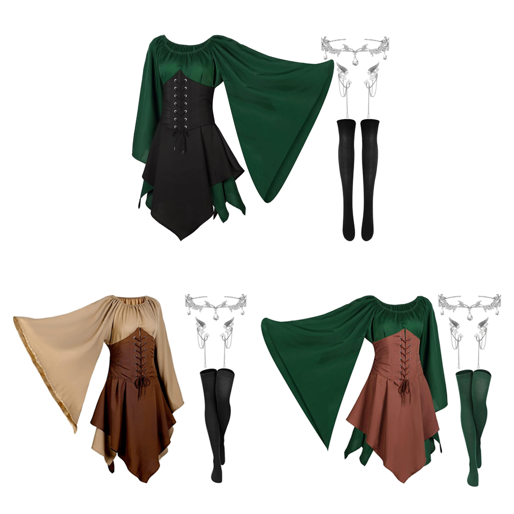 Cosplay Elf Mittelalter Rollen – Medieval Renaissance Dress Women Bewertung und Preis