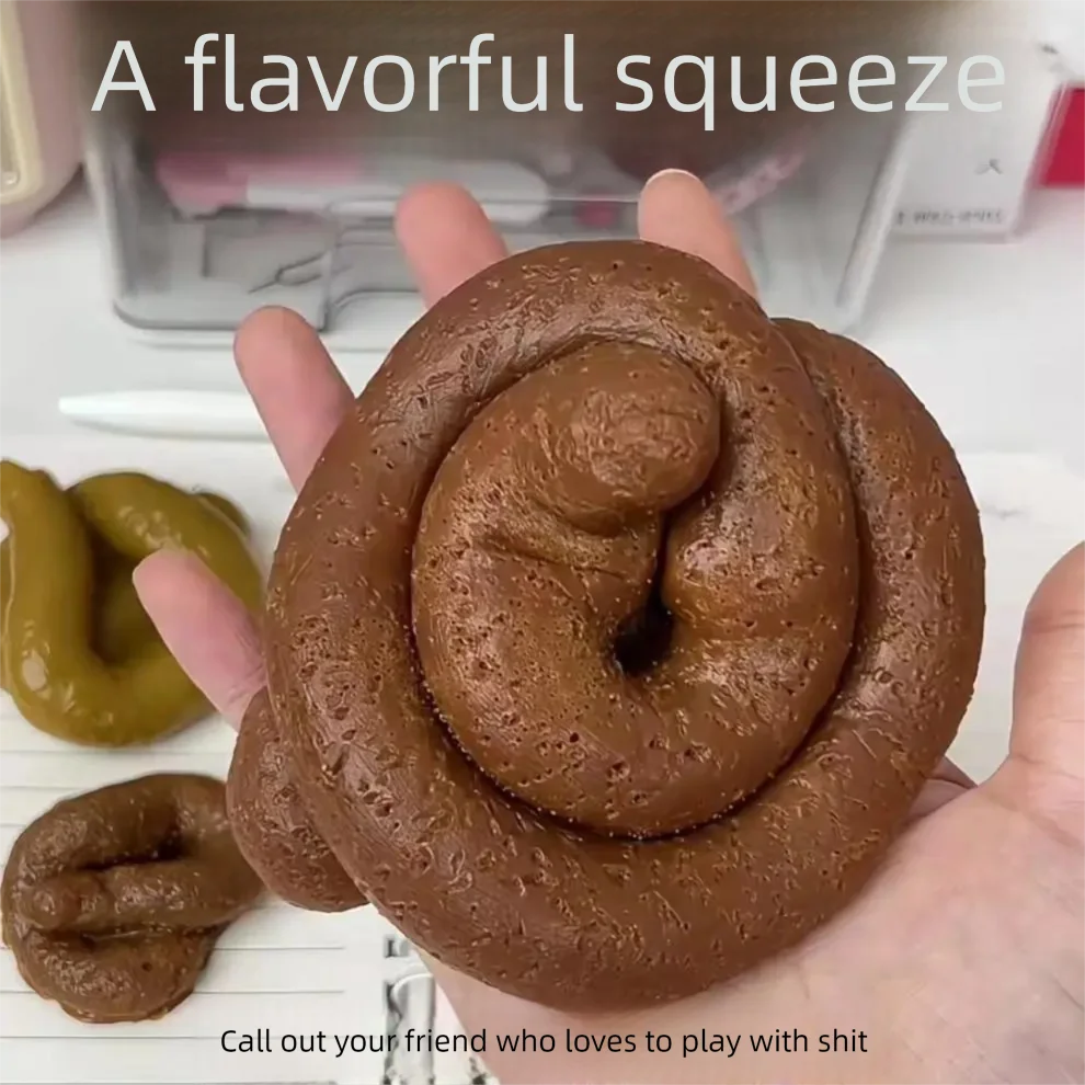 Lustiges Scherz-Kot-Squishy-Sp – Fake Poop Gag Gift Bewertung und Preis