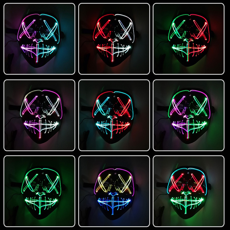 Gestensteuerbare LED-Maske Leu – Led Purge Mask Halloween Bewertung und Preis
