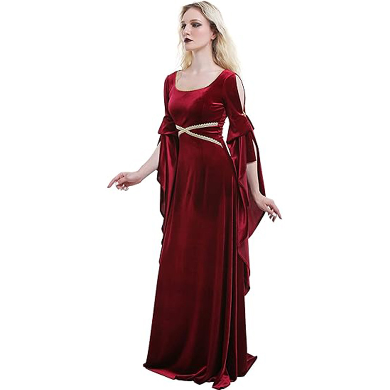 Frauen Mittelalter Kleid Rote  – Medieval Renaissance Dress Women Bewertung und Preis