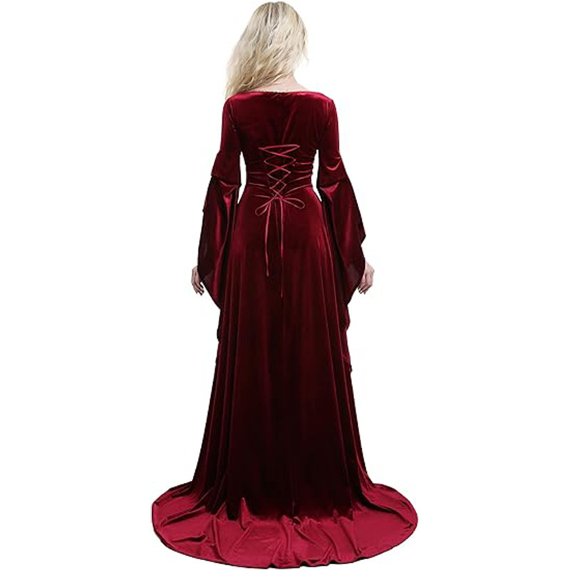 Frauen Mittelalter Kleid Rote  – Medieval Renaissance Dress Women Bewertung und Preis