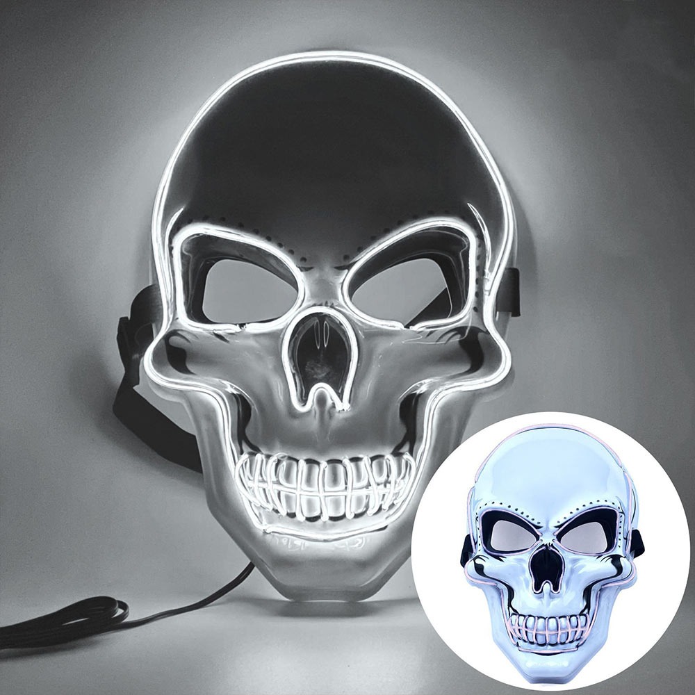 Mode Horror Halloween Schädel  – Led Purge Mask Halloween Bewertung und Preis