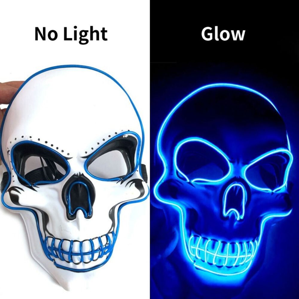 Mode Horror Halloween Schädel  – Led Purge Mask Halloween Bewertung und Preis