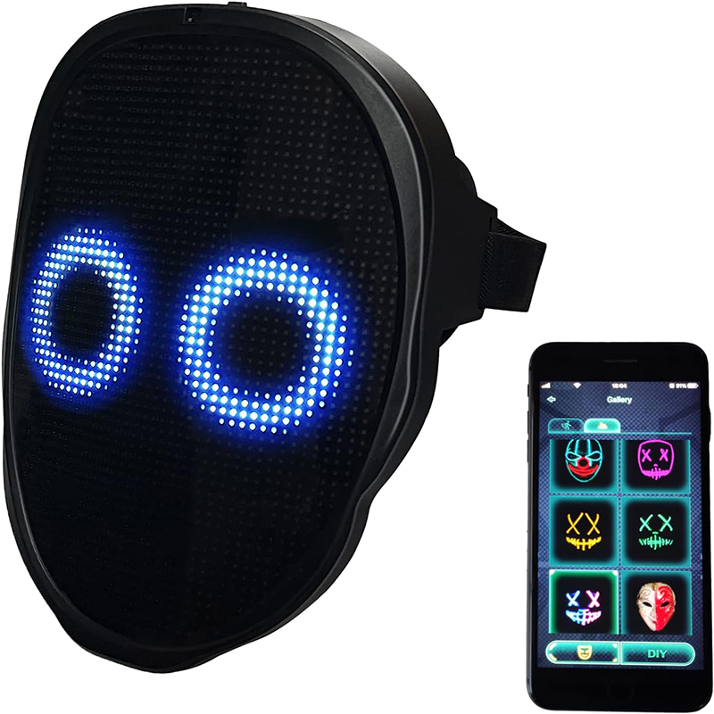 Party-LED-Leuchtenmaske, Geste – Led Purge Mask Halloween Bewertung und Preis