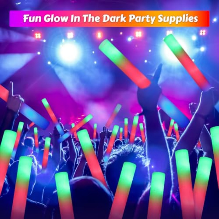 70 Stück LED-Schaumstoff-Leuch – Flashing Led Foam Sticks Party Bewertung und Preis