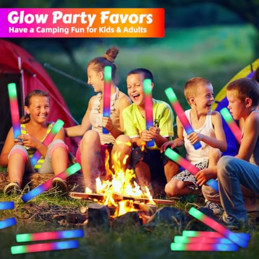 70 Stück LED-Schaumstoff-Leuch – Flashing Led Foam Sticks Party Bewertung und Preis