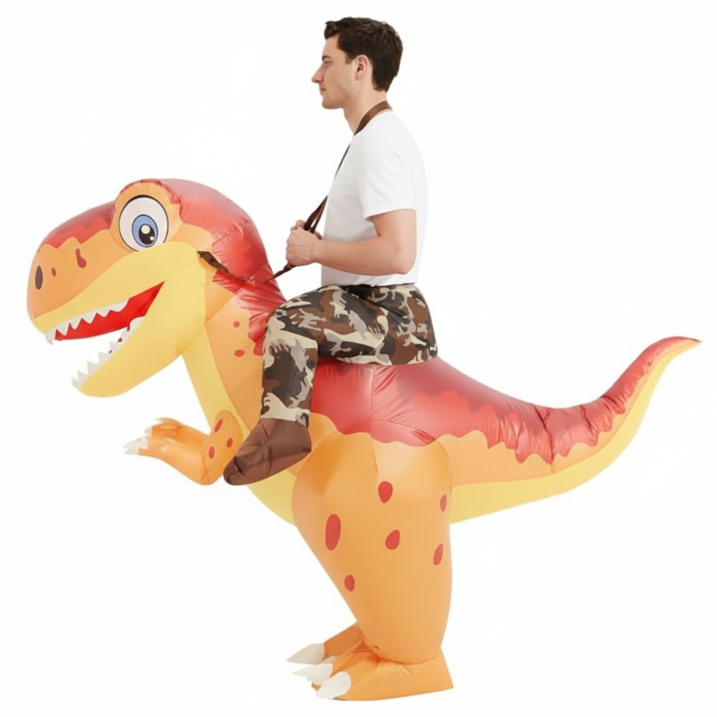 Aufblasbares Dinosaurier-Reit- – Costumes Bewertung und Preis