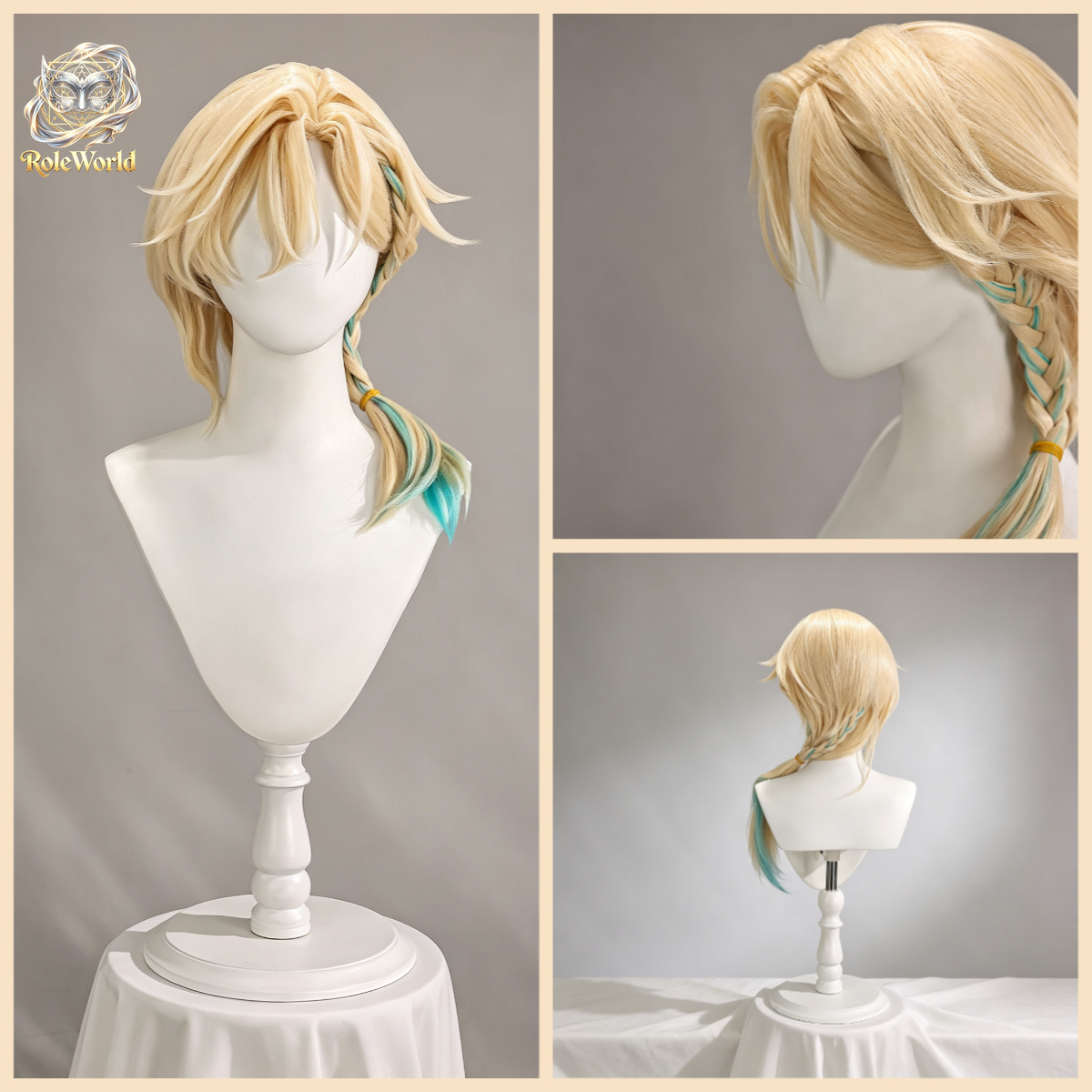 Honkai Star Rail Aventurine Wa – Anime Cosplay Wig Heat Resistant Bewertung und Preis
