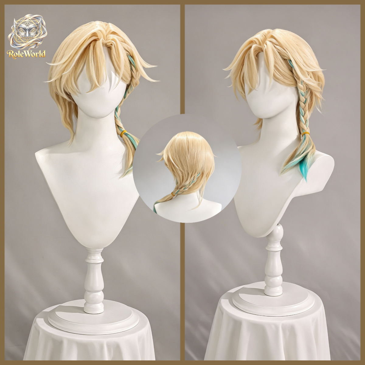 Honkai Star Rail Aventurine Wa – Anime Cosplay Wig Heat Resistant Bewertung und Preis
