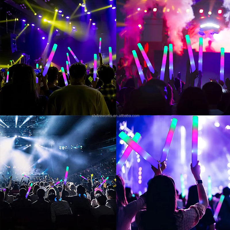 20 Stück Schaumstoff-Leuchtstä – Flashing Led Foam Sticks Party Bewertung und Preis
