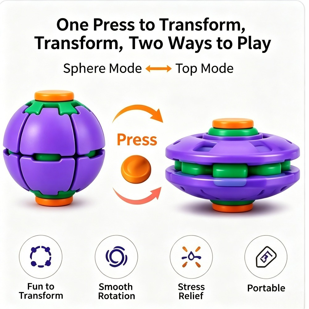 Transformierbarer Fidget-Spinn – Novelty Gifts Bewertung und Preis