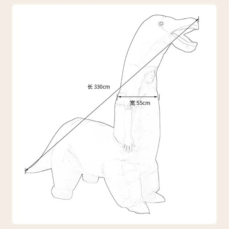 2024 Neues aufblasbares Dinosa – Inflatable Dinosaur Costume Adult Bewertung und Preis