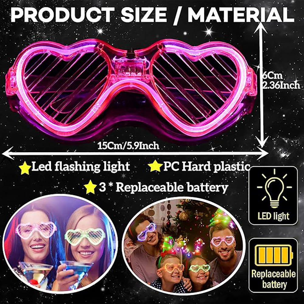 5/10/20/30/50 leuchtende Brill – Glow In The Dark Party Glasses Bewertung und Preis