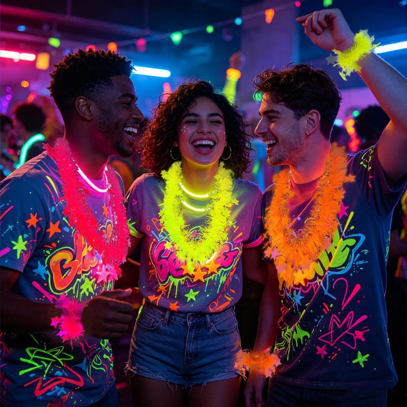 Neon-Glow-Sternenketten-Set, U – Glow In The Dark Party Glasses Bewertung und Preis