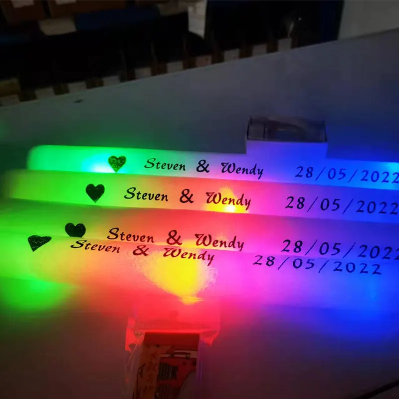 LED-Leuchtstäbe, Leucht-Schaum – Flashing Led Foam Sticks Party Bewertung und Preis