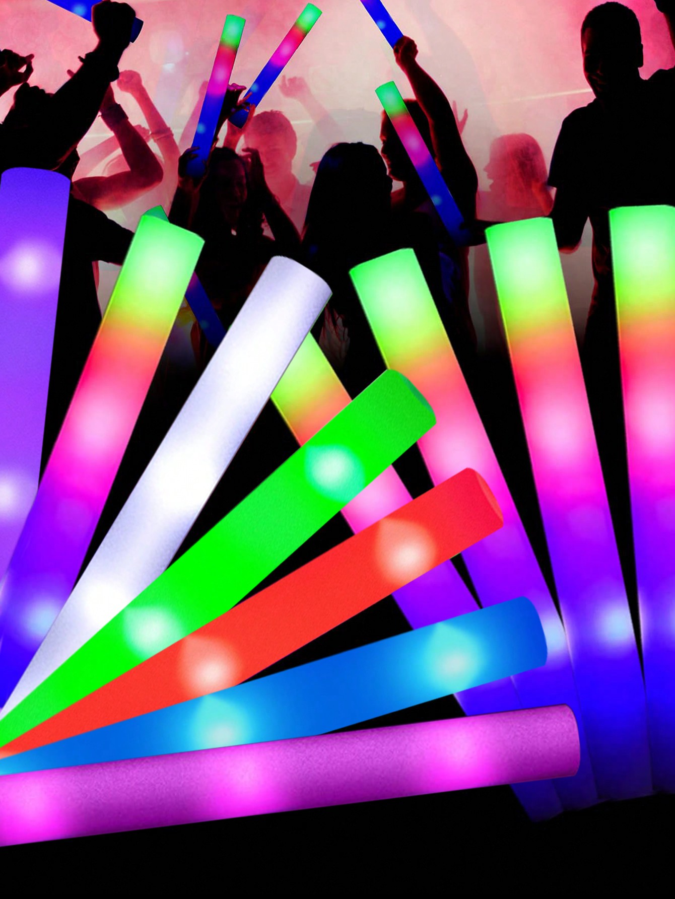 20/30 stücke LED Schaum Leucht – Flashing Led Foam Sticks Party Bewertung und Preis