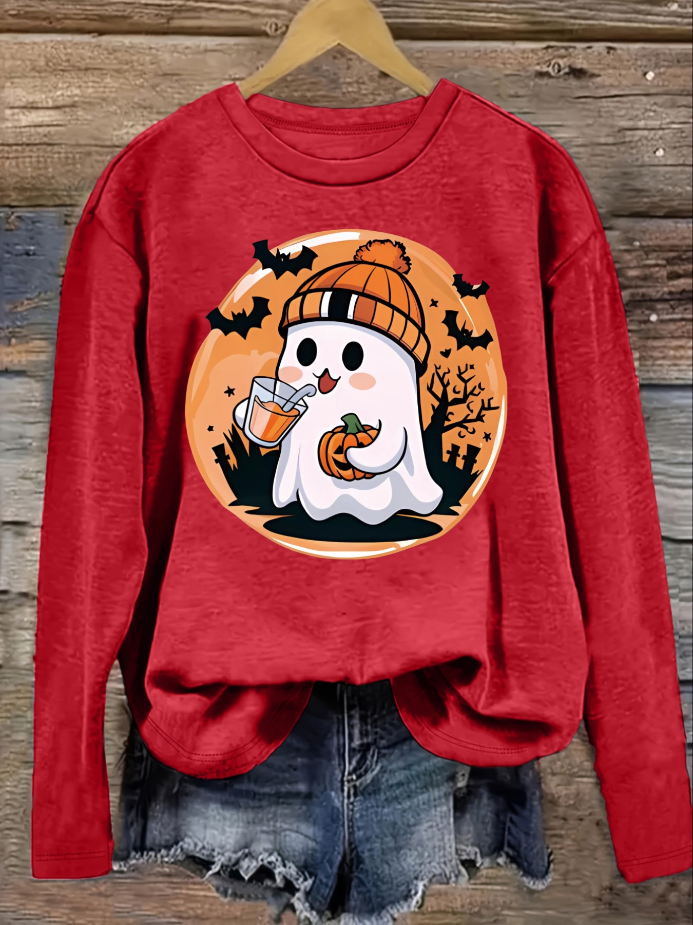 Damen-Freizeit-T-Shirt mit lan – Costumes Bewertung und Preis