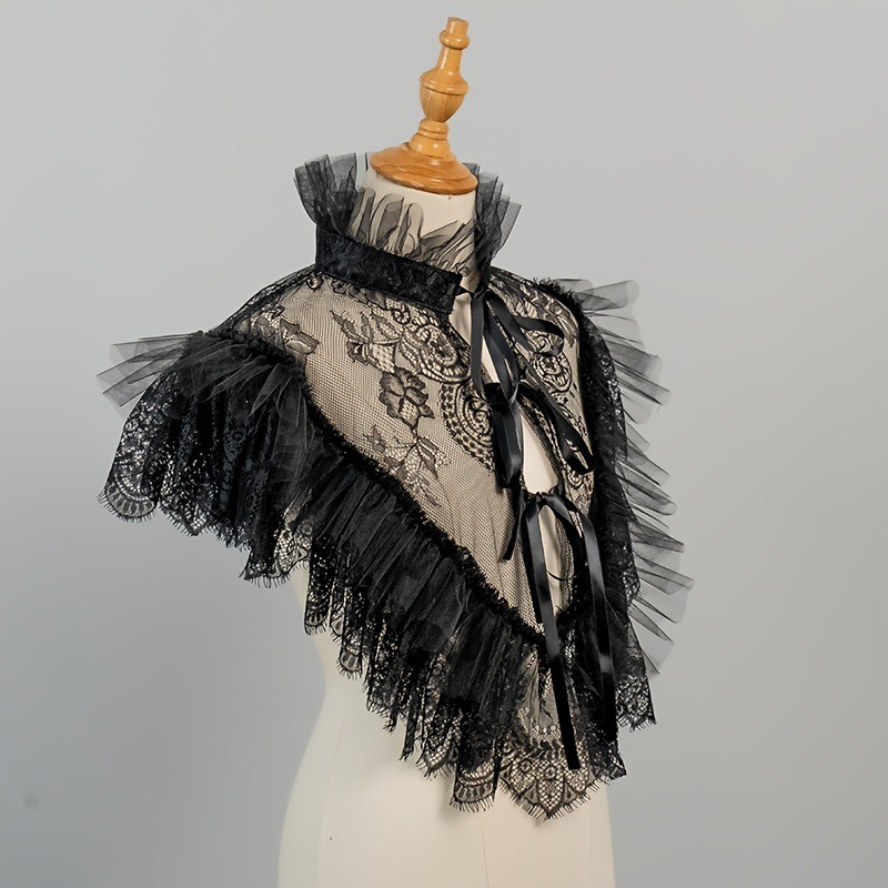 Gotischer Stil Spitzen-Tüll Fa – Costumes Bewertung und Preis
