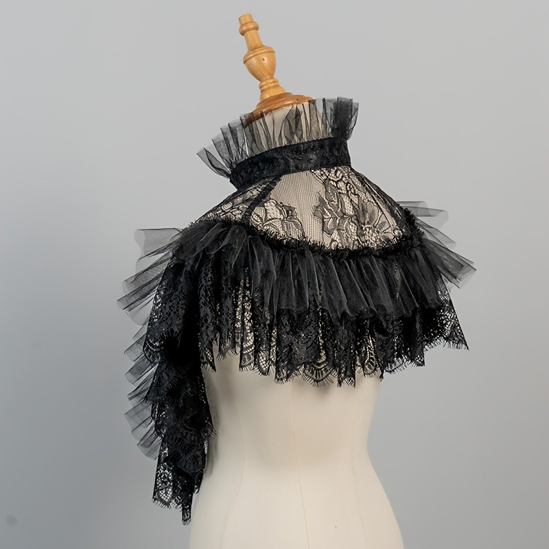 Gotischer Stil Spitzen-Tüll Fa – Costumes Bewertung und Preis