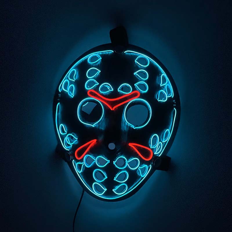 2023 Leuchtende Purge-Maske, L – Led Purge Mask Halloween Bewertung und Preis