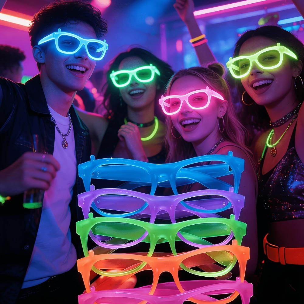 5/12 Stück UV-Leuchtbrillen, m – Glow In The Dark Party Glasses Bewertung und Preis