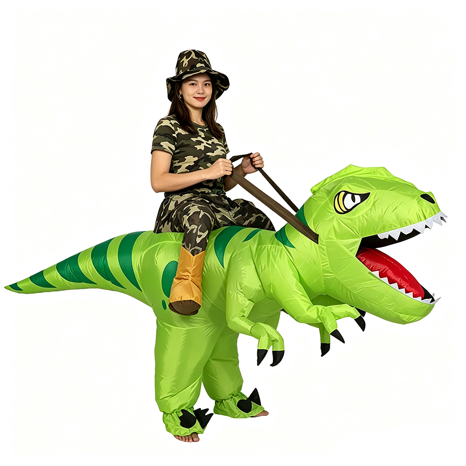 Aufblasbares T-Rex-Dinosaurier – Inflatable Dinosaur Costume Adult Bewertung und Preis