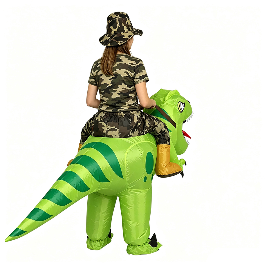 Aufblasbares T-Rex-Dinosaurier – Inflatable Dinosaur Costume Adult Bewertung und Preis
