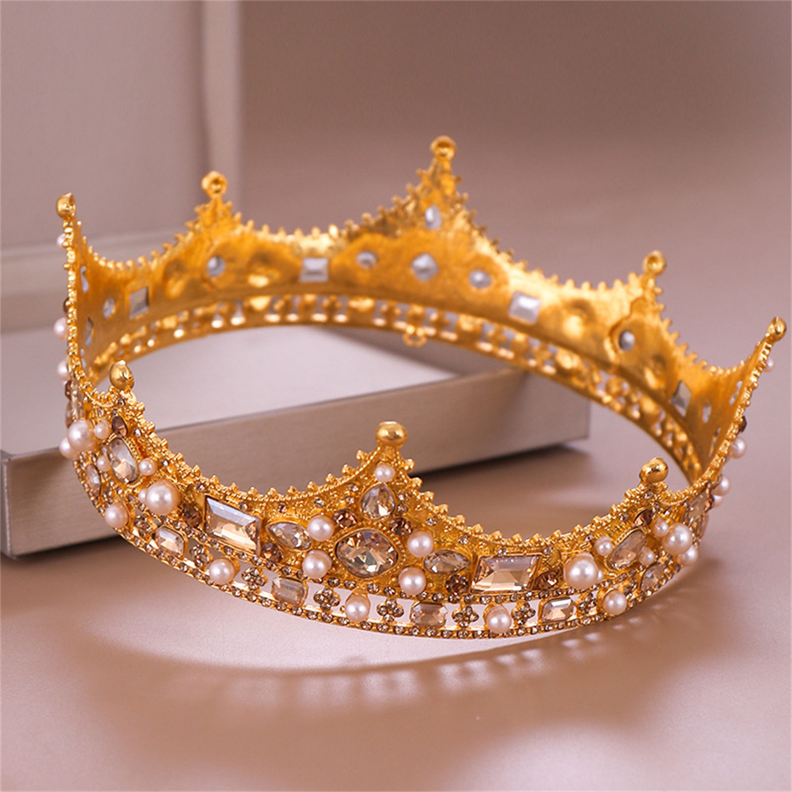 Brautkrone Strass-Tiara Barock – Party Supplies Bewertung und Preis