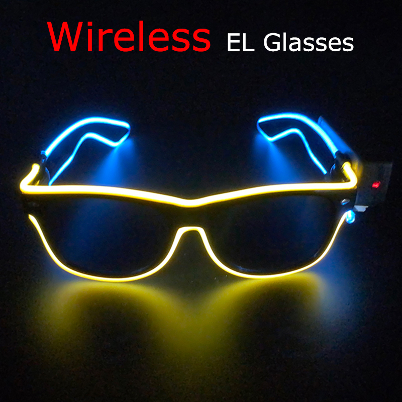 Kabellose coole LED-Sonnenbril – Glow In The Dark Party Glasses Bewertung und Preis